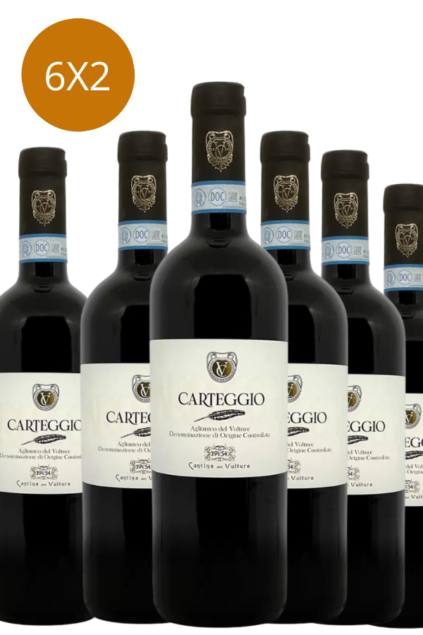 BOX PROMO 6x2. Carteggio- Aglianico del Vulture DOC