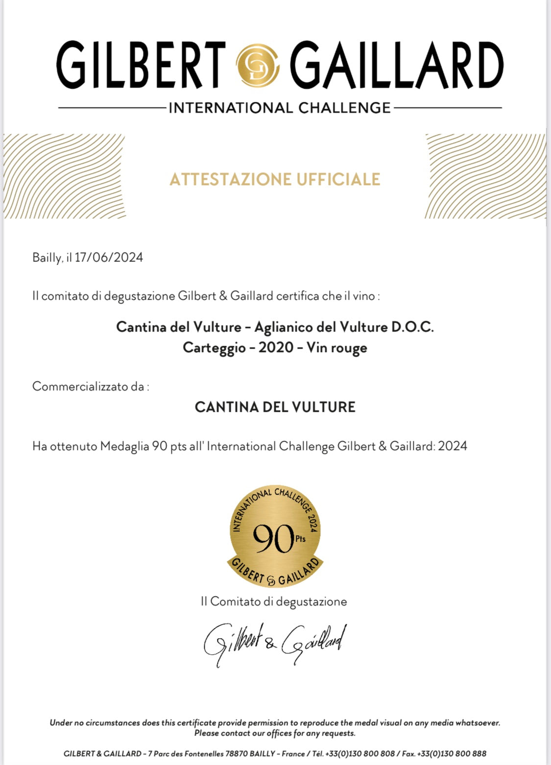 Carteggio - Aglianico del Vulture DOC